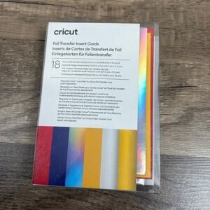 NEW Cricut Foil Transfer Insert Cards R10 Sheets Celebration Sampler Kit